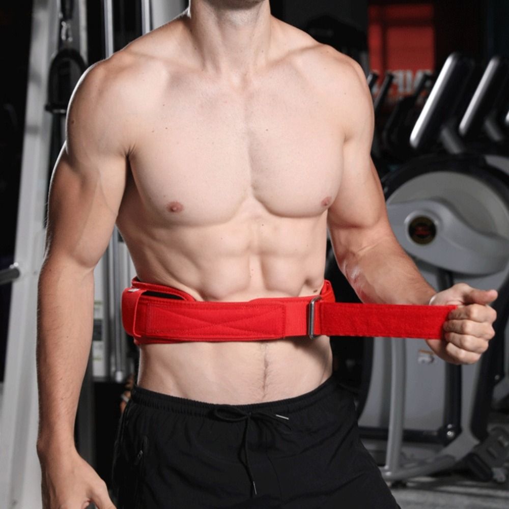Crossfit Workout With Equipment - EVA Adjustable Fitness Belt Bodybuilding Deadlift