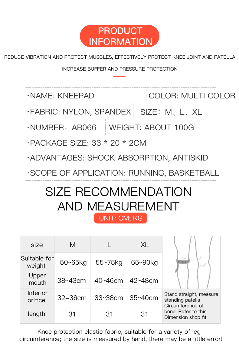  Elastic Silicone Knee Brace N - Knee Sleeve Pair review and price