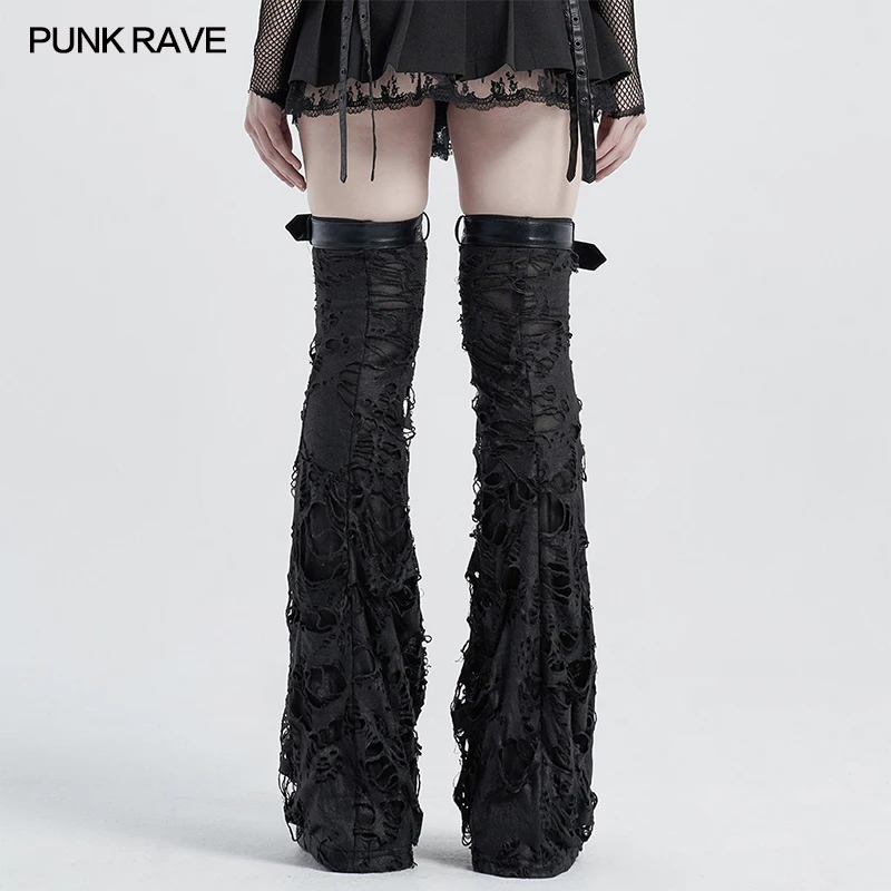 PUNK RAVE Women's Punk Shabby  - Knee Sleeve Pair review and price
