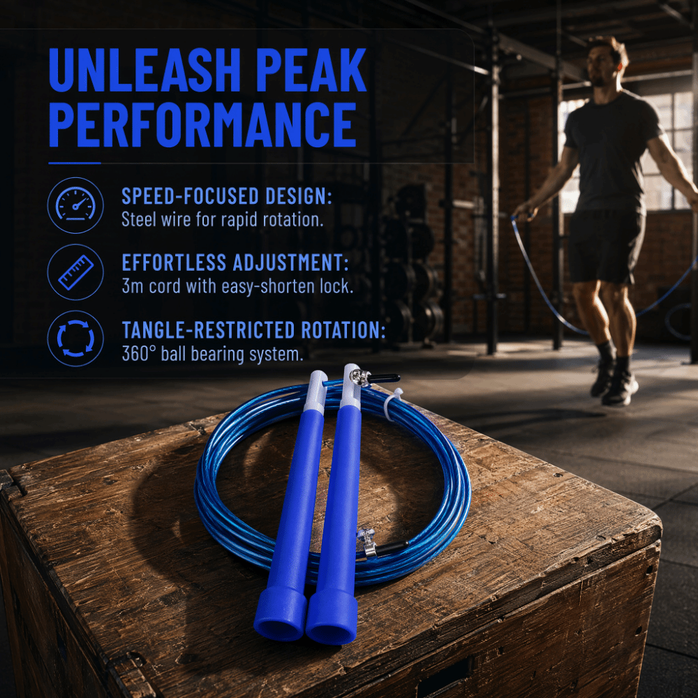 Portable Steel Wire Jump Rope  - Skipping Rope Pvc review and price