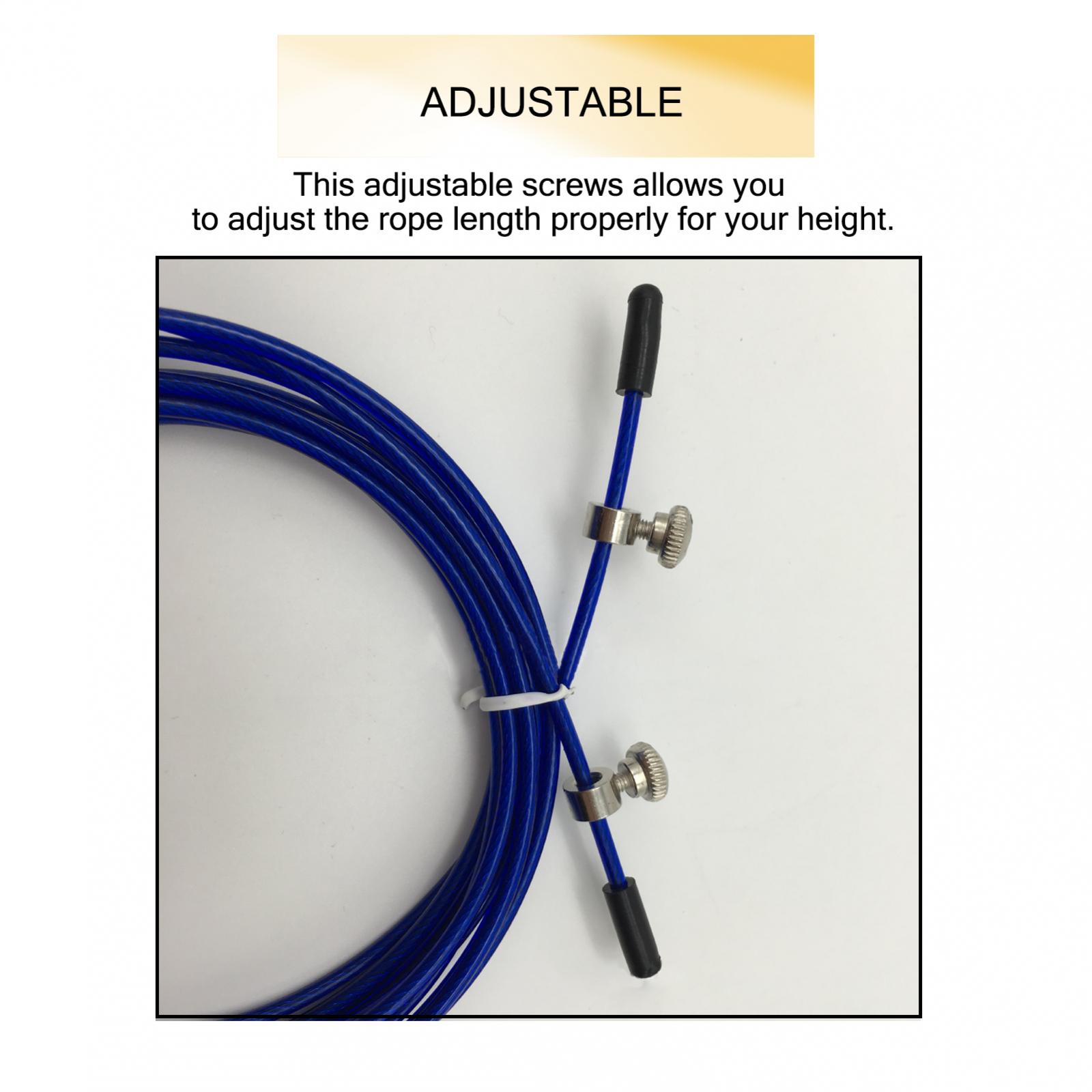 5 Sets Adjustable Steel PVC Sp - Skipping Rope Pvc review and price