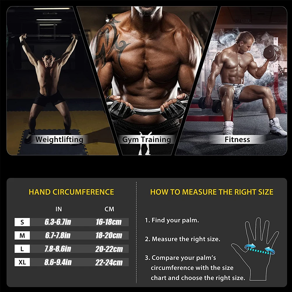 1Pair Half Finger Gym Fitness  - Crossfit Workout With Equipment review and price