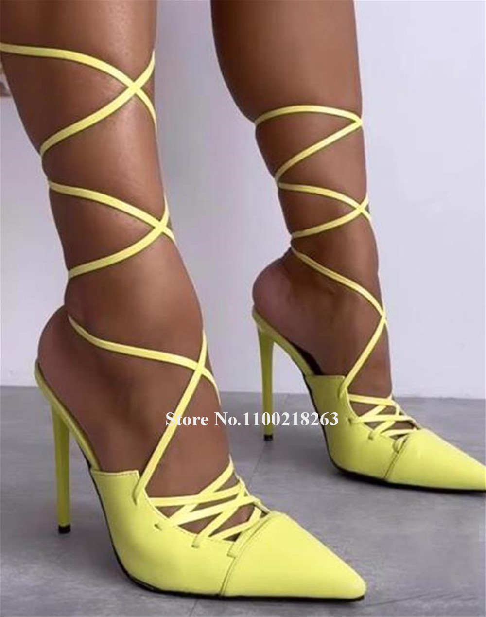 Lace-up Thin Heel Sandals Newe - Crossfit Outfit review and price