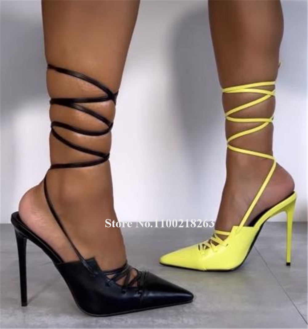 Lace-up Thin Heel Sandals Newe - Crossfit Outfit review and price