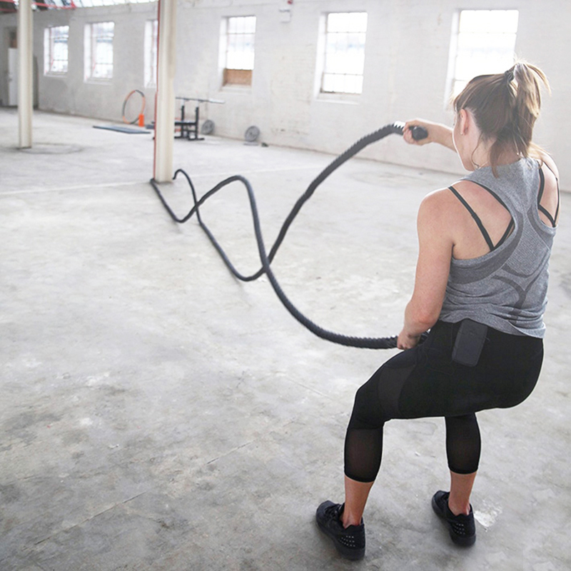 9M/12M/15M Fitness Battle Rope - Crossfit Workout With Equipment review and price