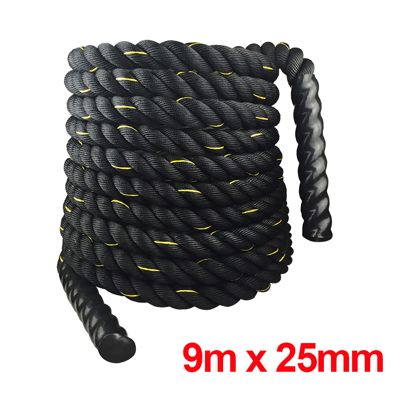 9M/12M/15M Fitness Battle Rope - Crossfit Workout With Equipment review and price